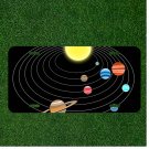 Creative License Plate Auto Tag With Cool Solar System Cartoon Design