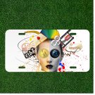 Custom Personalized License Plate Auto Tag With Social Media Women Design COOL