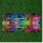 Custom Personalized License Plate Tag With Stunning Wacky Clear Colorful Design