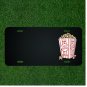 Custom Personalized License Plate With Add Names To Free Pop Corn Design NEW