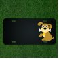 Custom Personalized License Plate With Add Names To Cute Dog With Bone Design