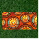 Custom Personalized Car License Plate With Shield Background Texture Pattern