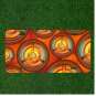Custom Personalized Car License Plate With Shield Background Texture Pattern
