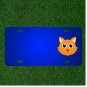 Custom Personalized License Plate With Add Names To Cat Head Portrait Cute