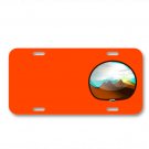 Landscape Mountains Sky Clouds Andes On License Plate Car Front Add Names