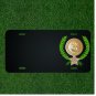 Custom Personalized License Plate With Add Names To Award Trophy Laurel Wreath
