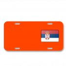 Banner Decoration Flag Serbia Sign On License Plate Car Front Add Names