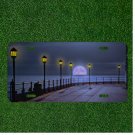 Custom Personalized License Plate Auto Tag With Light Lamps By Moon Design