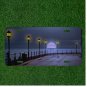 Custom Personalized License Plate Auto Tag With Light Lamps By Moon Design