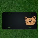 Custom Personalized License Plate With Add Names To Cat Angry Face Crazy