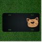 Custom Personalized License Plate With Add Names To Cat Angry Face Crazy