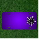 Custom Personalized License Plate With Add Names To Symmetry Vortex Black Hole
