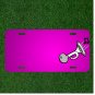 Custom Personalized Car License Plate With Add Names To Bicycle Bike Horn