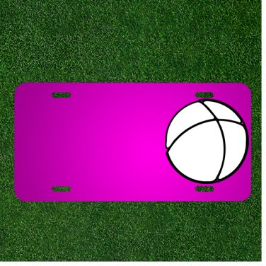 Custom Personalized Car License Plate With Add Names To Beach Ball Volleyball