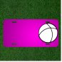 Custom Personalized Car License Plate With Add Names To Beach Ball Volleyball
