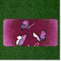 Custom Personalized License Plate Auto Tag With Three Purple Butterflys Design