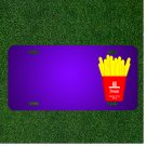Custom Personalized License Plate With Add Names To French Fries Ketchup