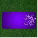 Custom Personalized License Plate With Add Names To Stag Beetle Purple Insect