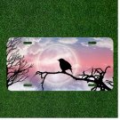Custom Personalized License Plate Auto Tag With Stunning Bird By Moon Design
