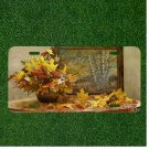 Custom Personalized License Plate Auto Tag With FANCY Leaves And Picture Design