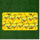 Custom Personalized License Plate Auto Tag With Yellow Little Bird Design Art