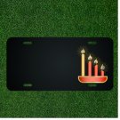 Custom Personalized License Plate With Add Names To Cool Candle Design NEW