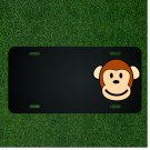 Custom Personalized License Plate With Add Names To Monkey Face Happy Head
