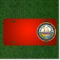 Custom Personalized License Plate With Add Names To New Hampshire Seal Flag