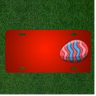 Custom Personalized License Plate With Add Names To Egg Painted Shell Easter