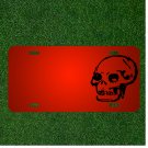 Custom Personalized License Plate With Add Names To Skull Human Head Dead