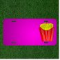 Custom Personalized Car License Plate With Add Names To French Fries Fries