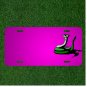 Custom Personalized Car License Plate With Add Names To Snake Green Shadow