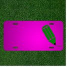 Custom Personalized Car License Plate With Add Names To Pencil Pen Crayon