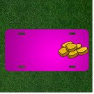 Custom Personalized Car License Plate With Add Names To Chicken Nuggets Meat