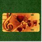 Custom Personalized License Plate Tag With Music Notes And Hearts Design NEW