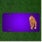 Custom Personalized License Plate With Add Names To Ape Brown Walking Animal
