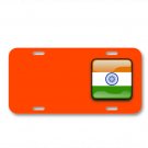India Flag Country Nationality On License Plate Car Front Add Names