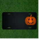 Custom Personalized License Plate With Add Names To Pumpkin Halloween Face