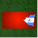 Custom Personalized License Plate With Add Names To Nicaragua Central America