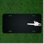 Custom Personalized License Plate With Add Names To Chainsaw Tool Equipment