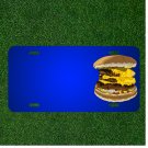 Custom Personalized License Plate With Add Names To Burger Cheeseburger