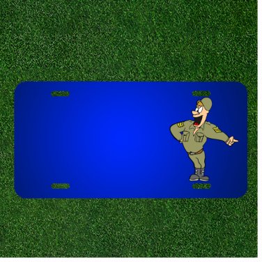 Custom Personalized License Plate With Add Names To Army Soldier Military