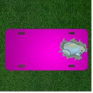Custom Personalized Car License Plate With Add Names To Frog Amphibian