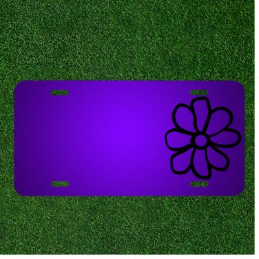 Custom Personalized License Plate With Add Names To Historic Writing Glyph