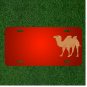 Custom Personalized License Plate With Add Names To Camel Two Humps Desert