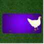 Custom Personalized License Plate With Add Names To Chicken Hen Farm Animal