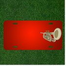 Custom Personalized License Plate With Add Names To Trumpet Horn