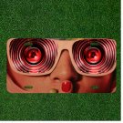 Custom Personalized License Plate Auto Tag With Girl And Cool Pink Glasses