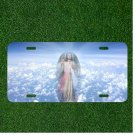 Custom Personalized License Plate Auto Tag With Stunning Jesus In Gorgeous Sky