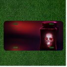 Custom Personalized License Plate Auto Tag With Skull Perfume Add Names NEW
